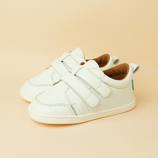 BLUCHER DOBLE BLANCO PIEL