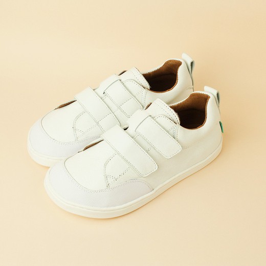 BLUCHER DOBLE BLANCO PIEL