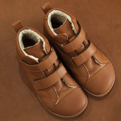 Bota Doble Cuero KIDS | Piel + Borreguito algodón