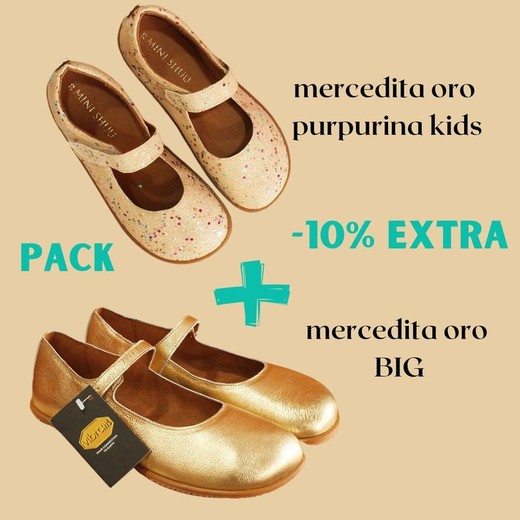 PACK DORADO: BIG talla a escoger + KIDS talla 35