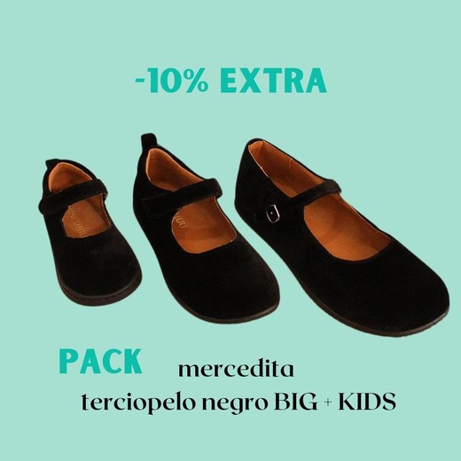 PACK NIT VELVET: BIG talla 37 + KIDS talla a escoger